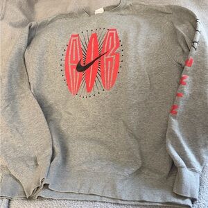 Nike AirGray and Pink Men's Sweatshirt size XL